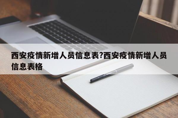 西安疫情新增人员信息表?西安疫情新增人员信息表格